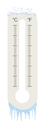 Cartoon thermometer