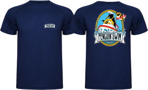 Penguin Swim Ocean City MD short-sleeve t-shirt